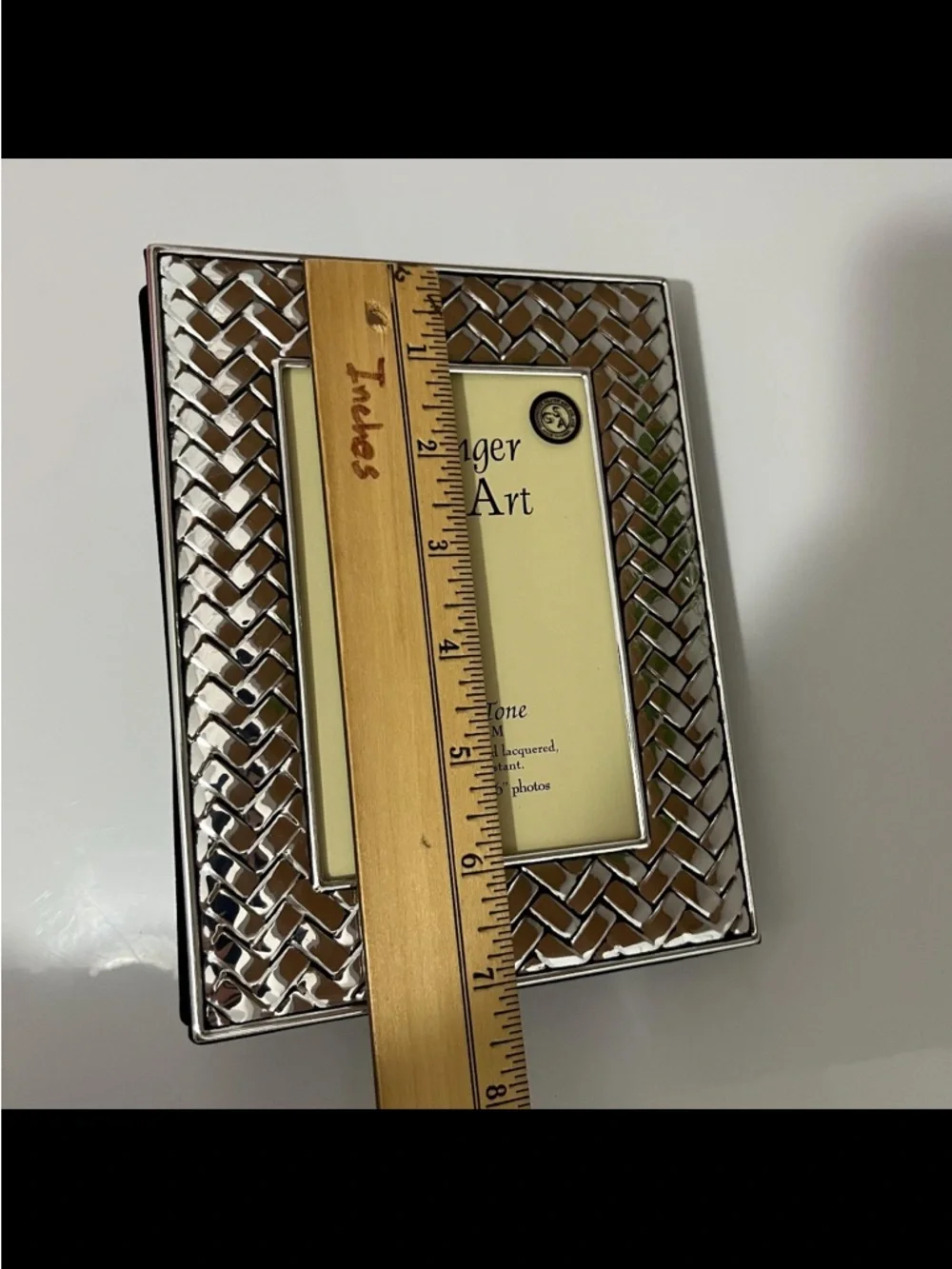 VTG Godinger Silver Art Co Silver-Tone Matching Photo Frame & Album - Set of 2